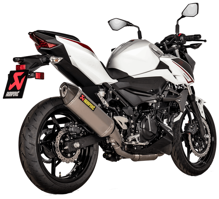 Akrapovič Slip-On Line Muffler - Titanium - Ninja 400