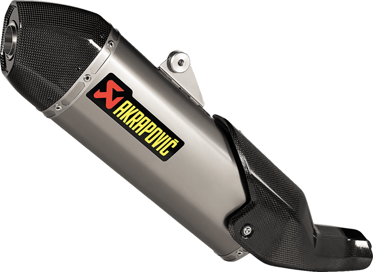 Akrapovič Slip-On Line Muffler - Titanium - DesertX