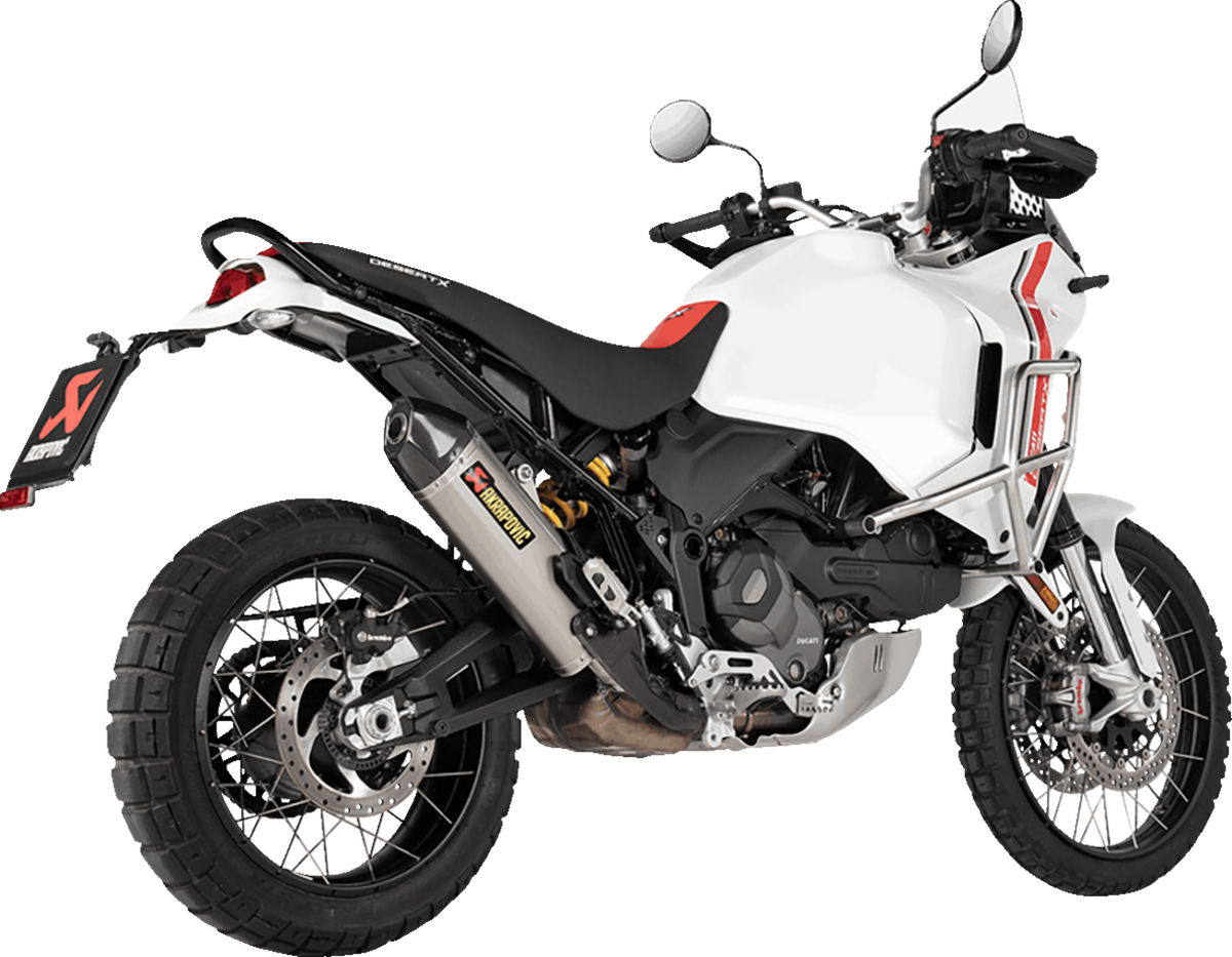 Akrapovič Slip-On Line Muffler - Titanium - DesertX