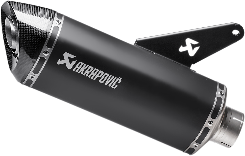 Akrapovič Slip-On Line Muffler - Titanium - Black - 821/1200 Monster