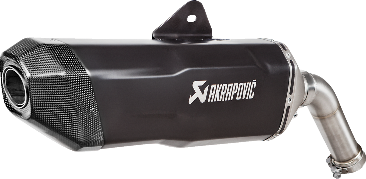 Akrapovič Slip-On Line Muffler - Titanium Black - BMW F850GS