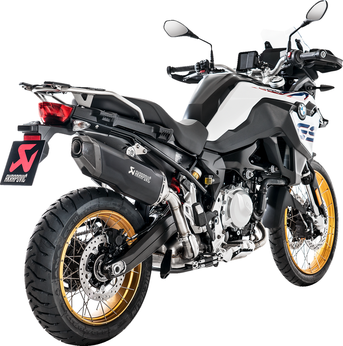 Akrapovič Slip-On Line Muffler - Titanium Black - BMW F850GS
