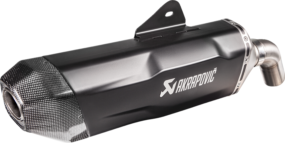 Akrapovič Slip-On Line Muffler - Titanium Black - BMW F850GS