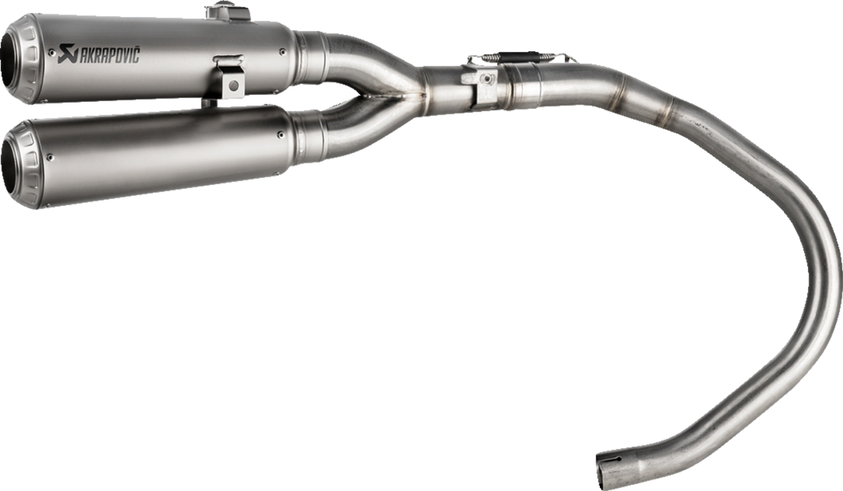 Akrapovič Slip-On Line Muffler - Titanium - Honda