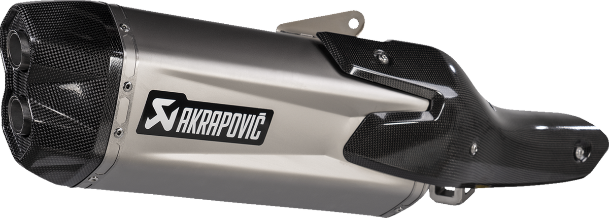 Akrapovič Slip-On Line Muffler - Titanium - Honda NT1100