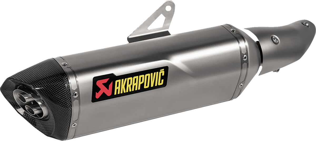 Akrapovič Slip-On Line Muffler - Titanium - Ninja 500/Z500