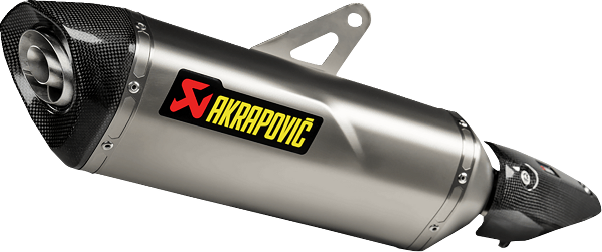 Akrapovič Slip-On Line Muffler - Titanium - Ninja 7/Z7 Hybrid