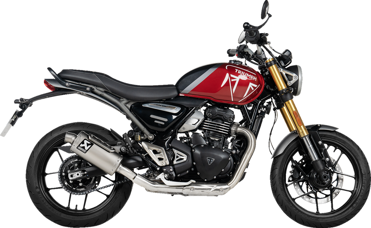 Akrapovič Slip-On Line Muffler - Titanium - Speed/Scrambler 400
