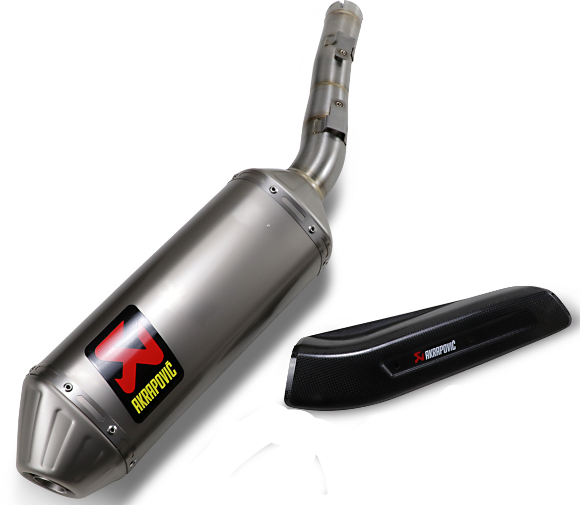 Akrapovič Slip-On Line Muffler - Titanium - Ténéré 700
