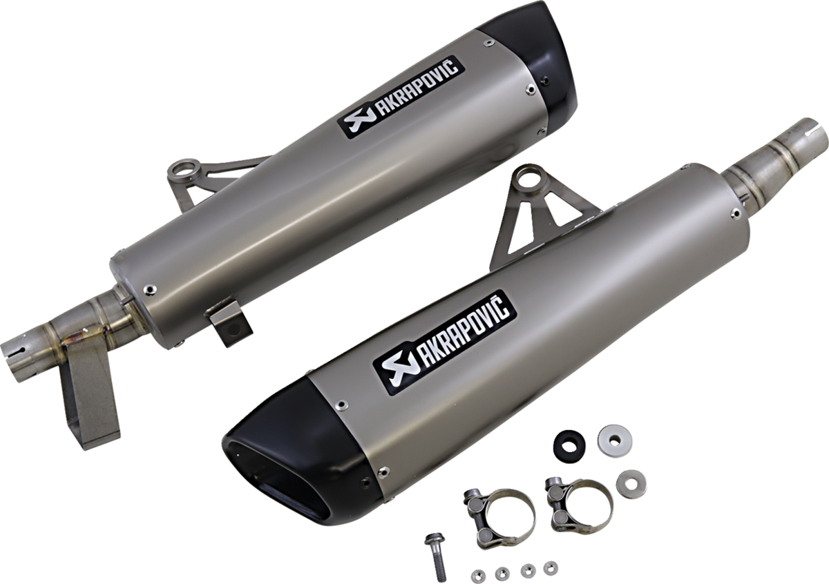 Akrapovič Titanium Mufflers - Bonneville