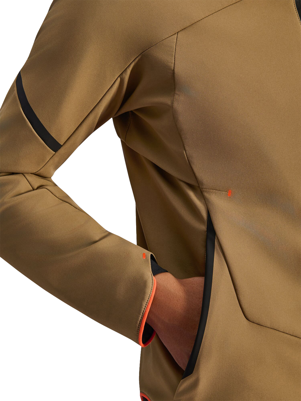 Alpinestars Aeroshell Waterproof Jacket - Dark Khaki/Black/Orange Fluo (4)
