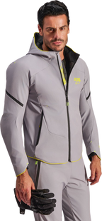 Alpinestars Aeroshell Waterproof Jacket - Mid Gray/Yellow Fluo (4)