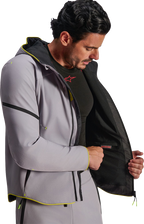 Alpinestars Aeroshell Waterproof Jacket - Mid Gray/Yellow Fluo (7)