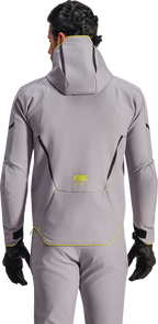 Alpinestars Aeroshell Waterproof Jacket - Mid Gray/Yellow Fluo (2)