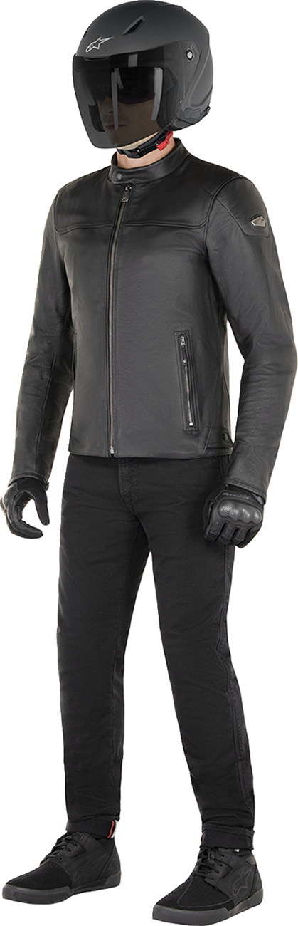 Alpinestars Blacktrack Leather Jacket - Black