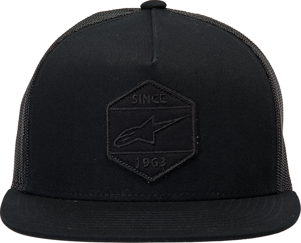 Alpinestars Bolt Trucker Hat - Black/Black - One Size
