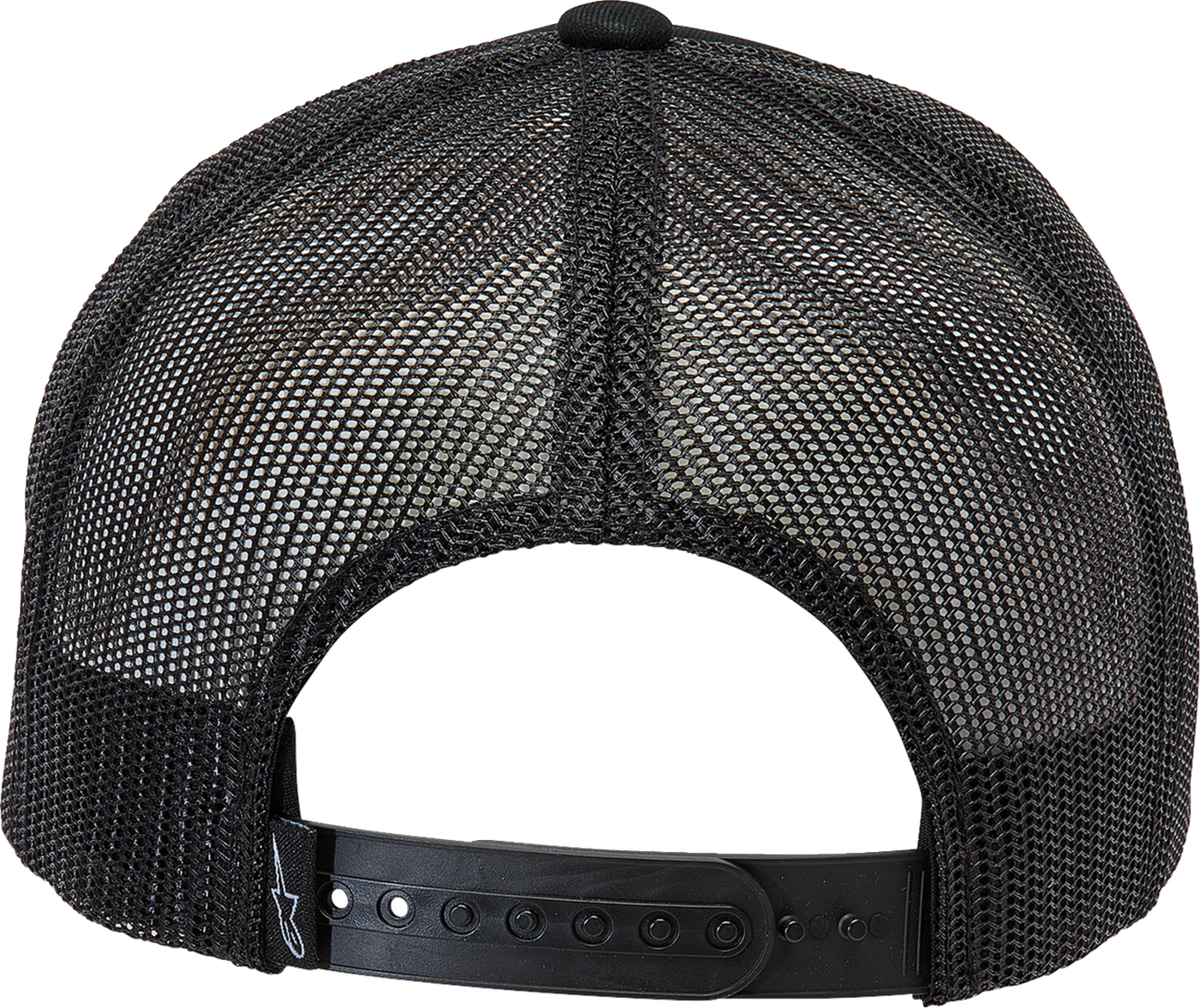 Alpinestars Delivery Trucker Hat - Black/Black - One Size