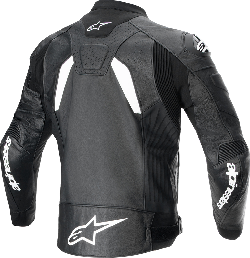 Alpinestars GP Plus R v4 Airflow Leather Jacket - Black/White