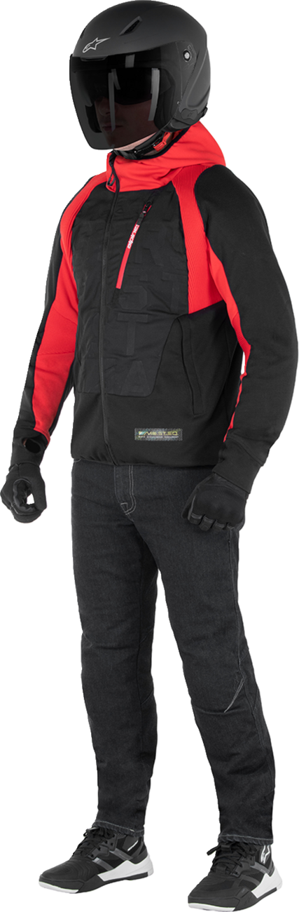 Alpinestars MSE Hybrid Hooded Jacket - Black/Red