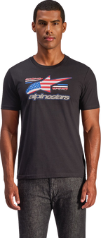Alpinestars National CSF T-Shirt - Black/USA
