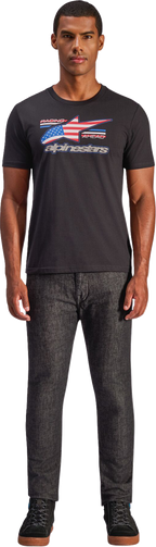 Alpinestars National CSF T-Shirt - Black/USA
