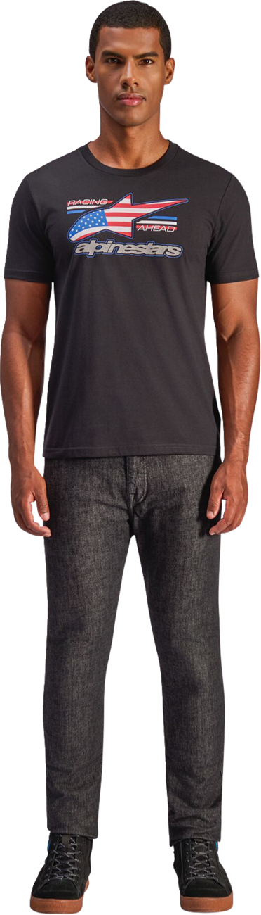 Alpinestars National CSF T-Shirt - Black/USA