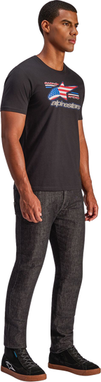 Alpinestars National CSF T-Shirt - Black/USA
