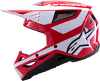 Alpinestars SM3 Helmet - Heat - Gloss Red/White/Black (2)