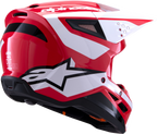 Alpinestars SM3 Helmet - Heat - Gloss Red/White/Black (4)