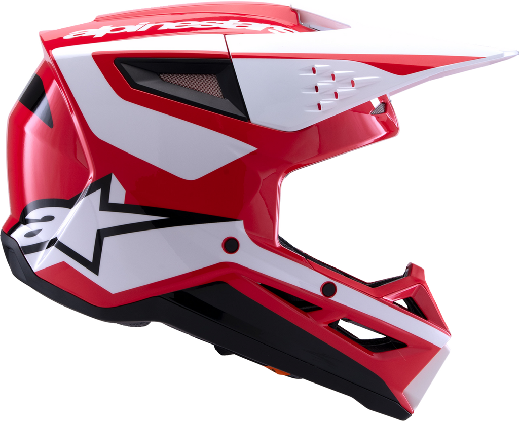 Alpinestars SM3 Helmet - Heat - Gloss Red/White/Black (5)