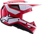 Alpinestars SM3 Helmet - Heat - Gloss Red/White/Black (5)