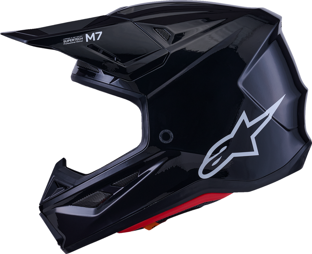 Alpinestars SM7 Helmet - Solid - Gloss Black