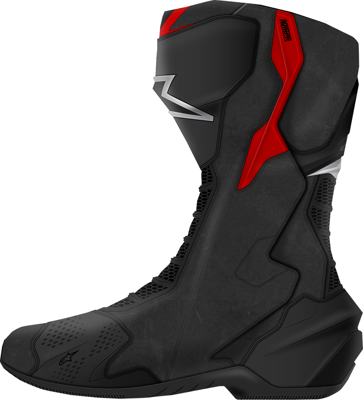 Alpinestars SMX-6 V3 Boots - Black/Silver/Red