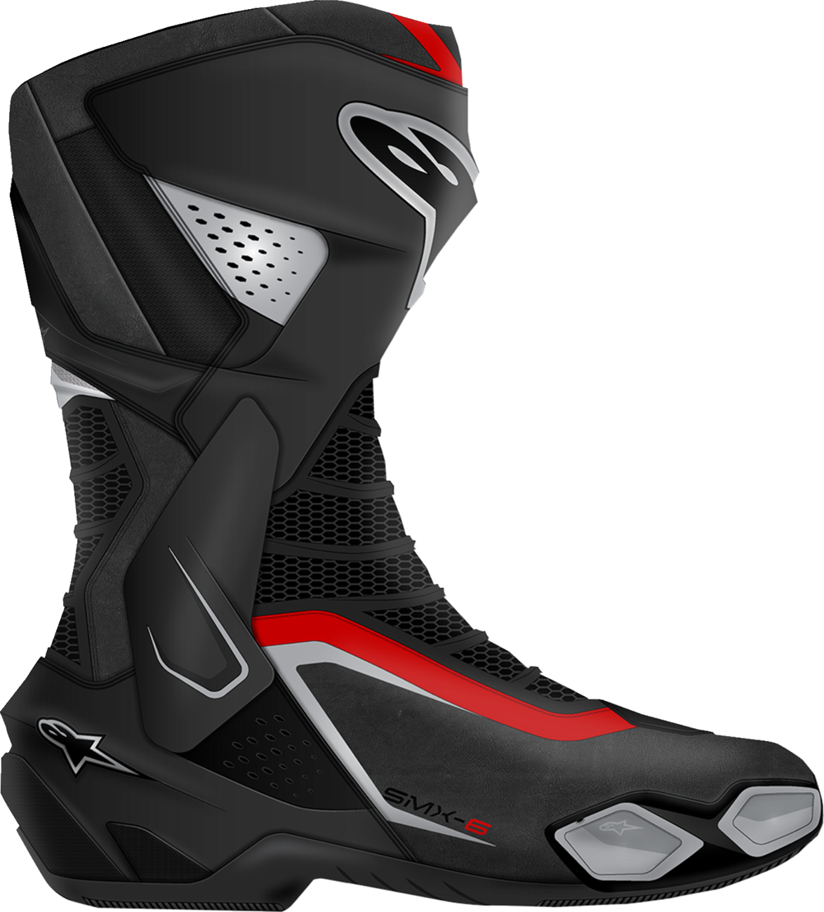 Alpinestars SMX-6 V3 Boots - Black/Silver/Red