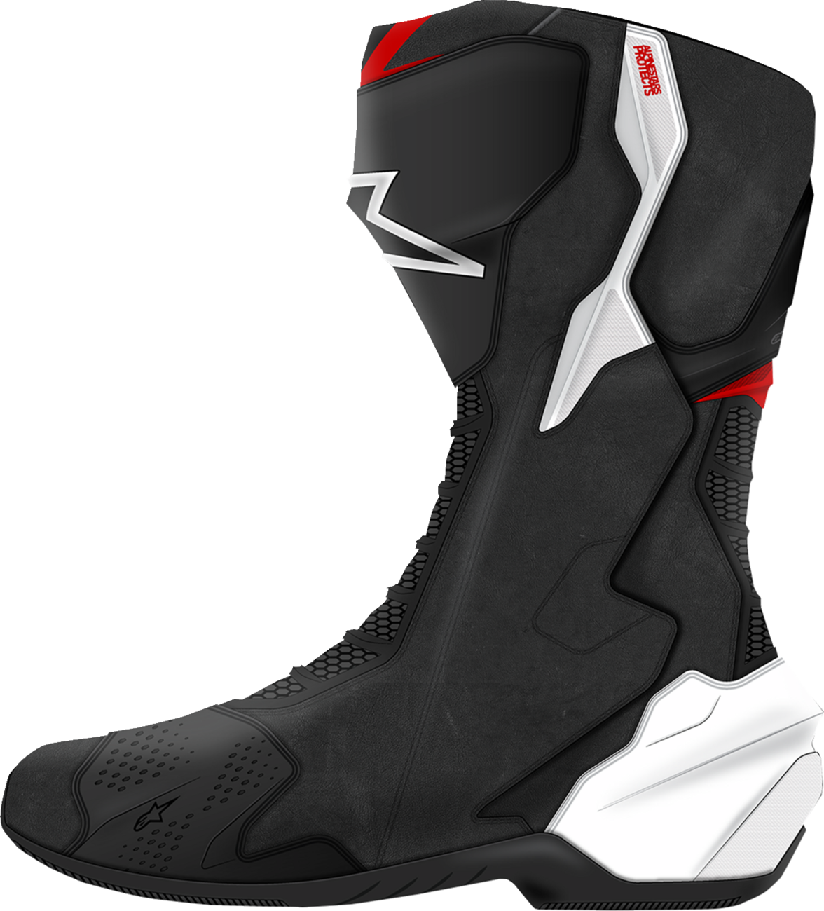 Alpinestars SMX-6 V3 Boots - Black/White/Red Graphic