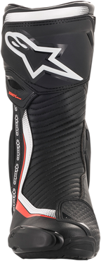 Alpinestars SMX Plus Boots - Black/White/Red Fluorescent
