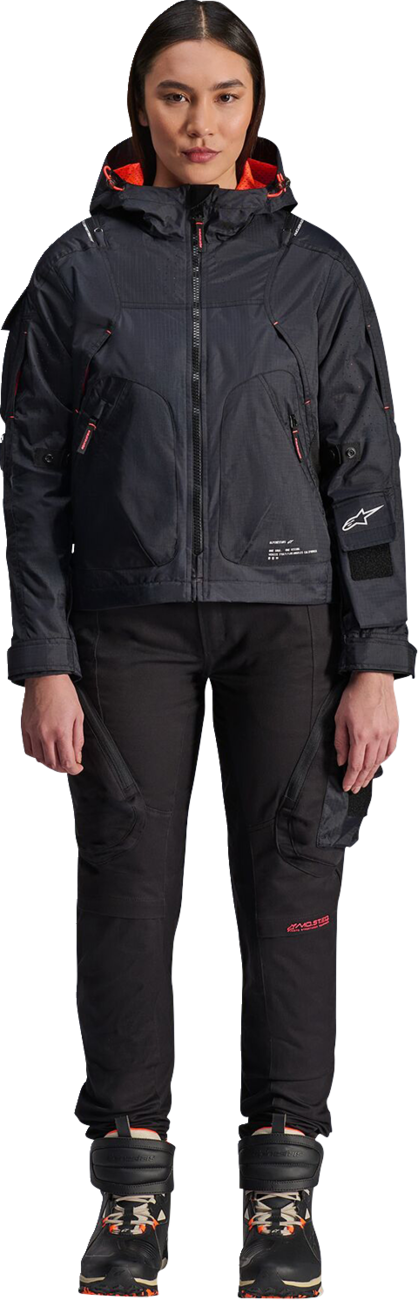 Alpinestars Stella Molly Air Jacket - Black/Coral Fluo