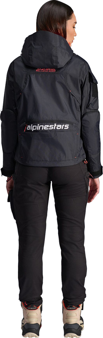 Alpinestars Stella Molly Air Jacket - Black/Coral Fluo