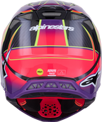 Alpinestars Supertech M10 Helmet - MIPS® - Era - Gloss Pink/Violet/Yellow Fluo