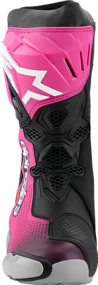 Alpinestars Supertech R Boots - Black/Magenta/White/Yellow