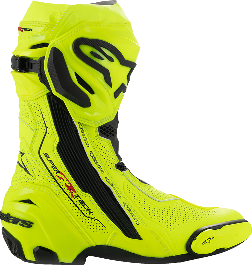Alpinestars Supertech R Vented Boots - Fluorescent Yellow/Black