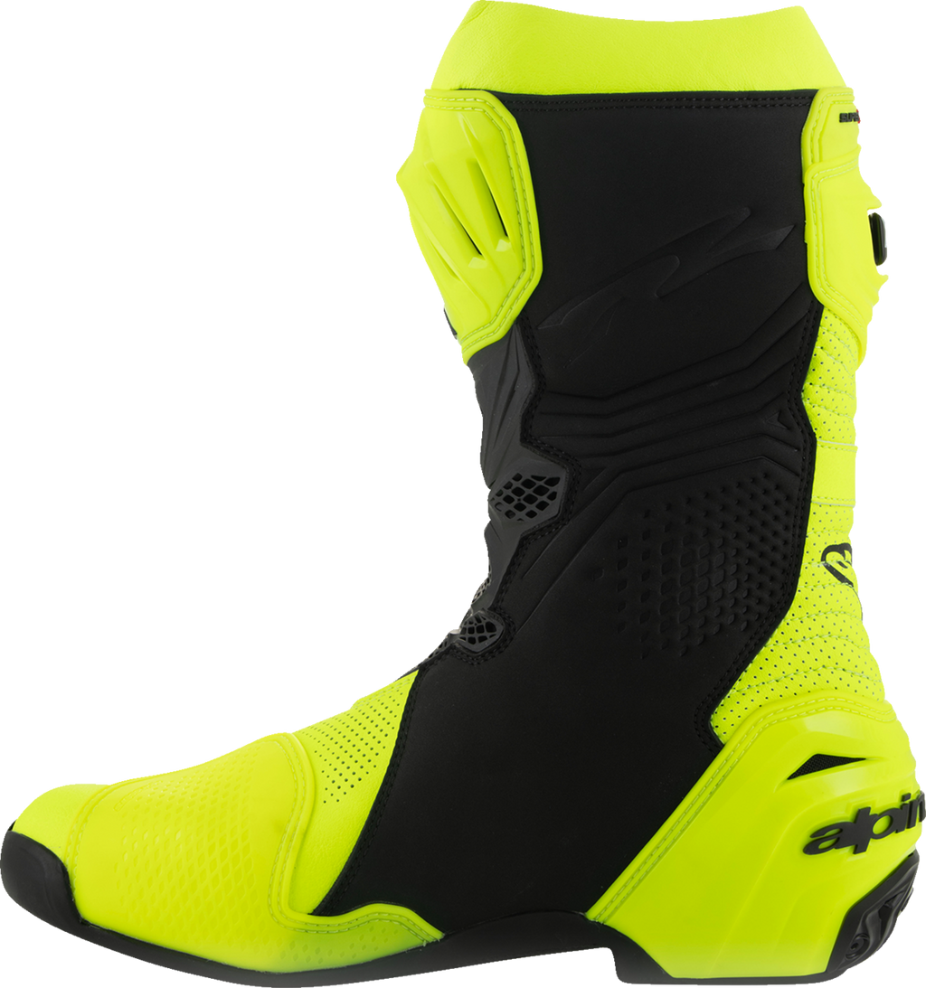 Alpinestars Supertech R Vented Boots - Fluorescent Yellow/Black