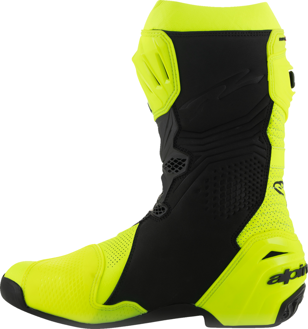 Alpinestars Supertech R Vented Boots - Fluorescent Yellow/Black