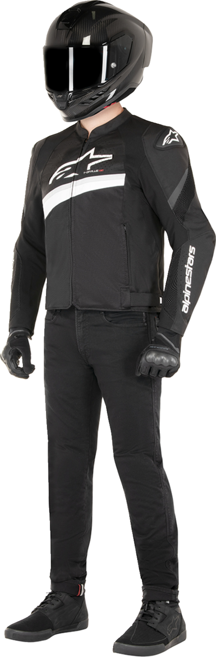 Alpinestars T-GP Plus R v4 Airflow Jacket - Black/White