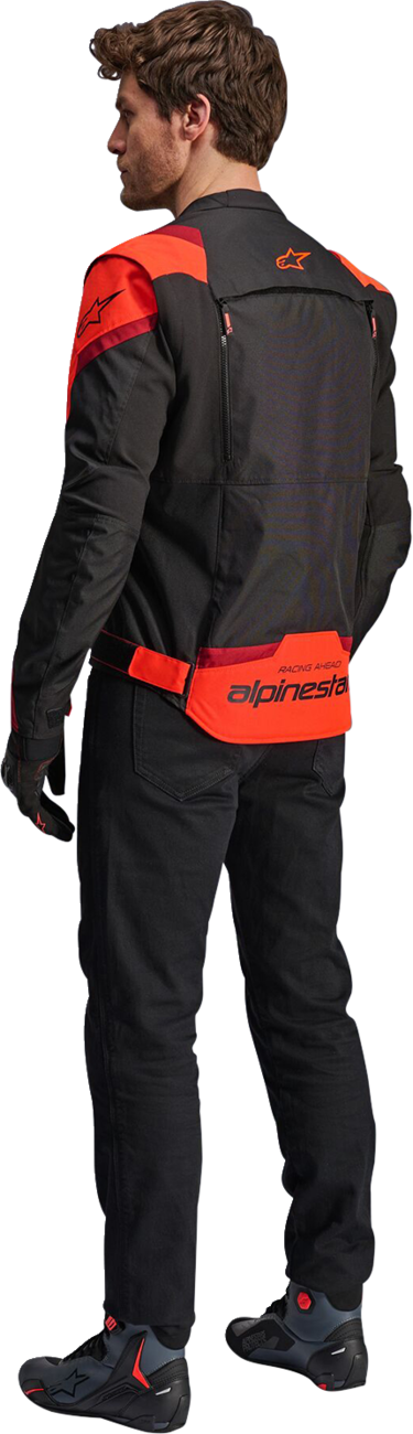 Alpinestars T-Stunt Air Jacket - Black/Red Fluo/Dark Red