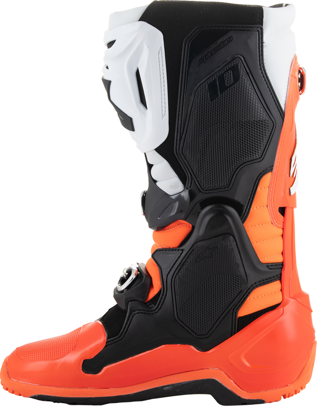 Alpinestars Tech 10 Enduro Boots - Fluorescent Orange/Black/White