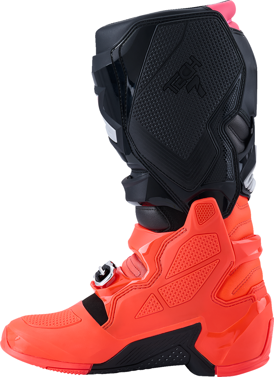 Alpinestars Tech 7 Boots - Black/Fluorescent Red/Fluorescent Pink