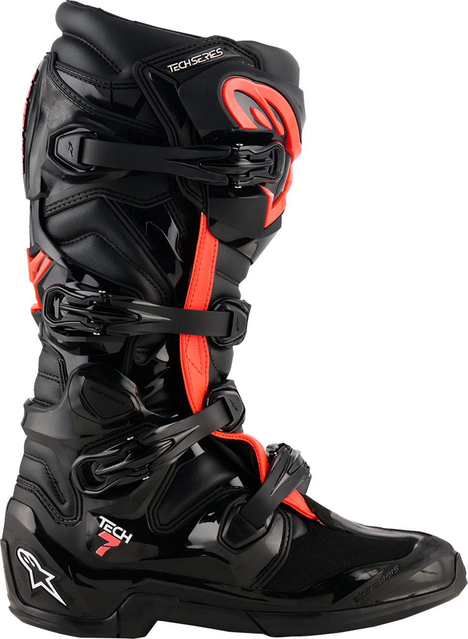 Alpinestars Tech 7 Boots - Fluorescent Red/Black