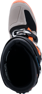 Alpinestars Tech 7 Enduro Boots - Black/Warm Gray/Fluorescent Orange