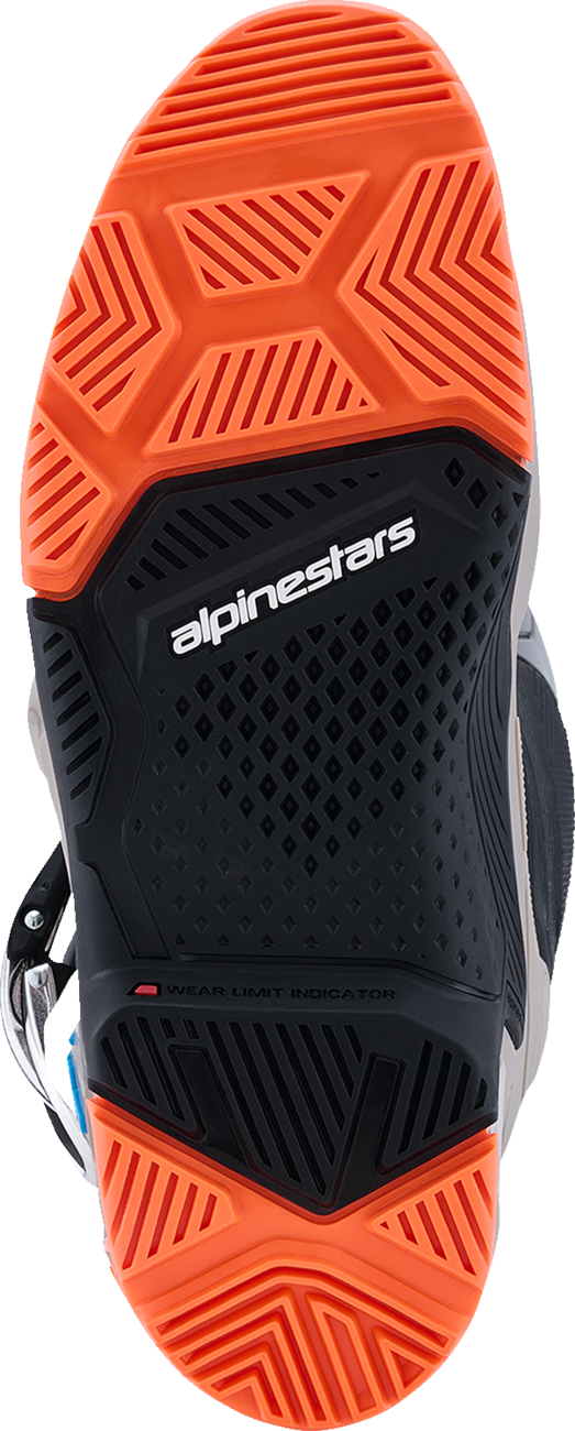 Alpinestars Tech 7 Enduro Boots - Black/Warm Gray/Fluorescent Orange